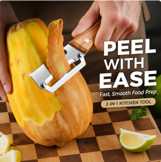 🔥Buy one, get one free—buy more, get more—wooden-handled julienne peeler!🔥