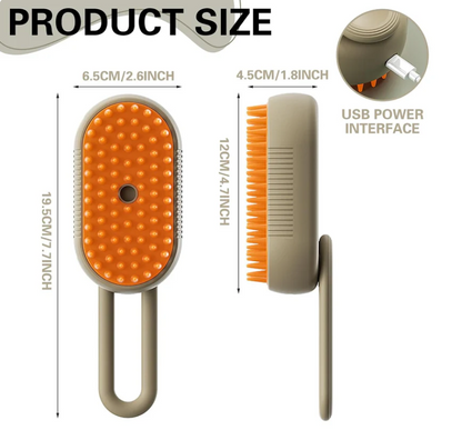 🔥3-in-1 No-Rinse Pet Grooming Brush + Cleansing Solution🔥
