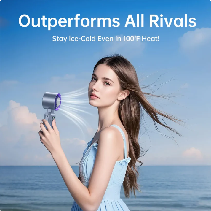 🔥Last day of limited-time event  Handheld cooling semiconductor mini fan🔥