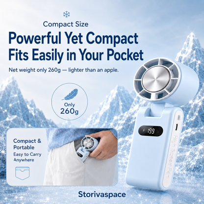 🔥Last day of limited-time event  Handheld cooling semiconductor mini fan🔥