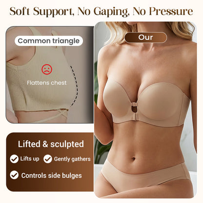 🔥Limited-time offer Seamless Front Closure Bra With Adjustable Straps🔥