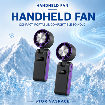 🔥Last day of limited-time event  Handheld cooling semiconductor mini fan🔥
