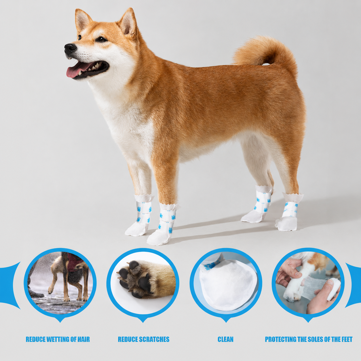 🔥Last day of special offers！  Water-Resistant Pet Paw Protectors🔥