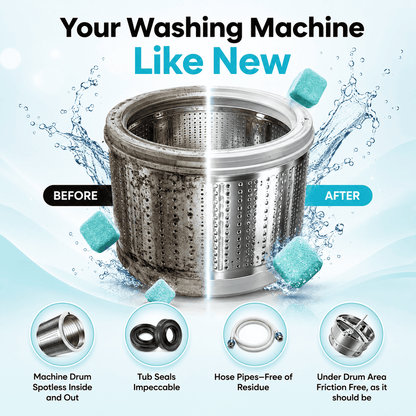 🔥Buy More, Get More — Plus FREE Pet Hair Catchers WASHING MACHINE CLEANER PRO 🔥