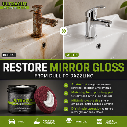 🔥Last Day Sale 50% OFF⏰🖌️🏠All-in-One Surface Restoration Polish with Pad💥